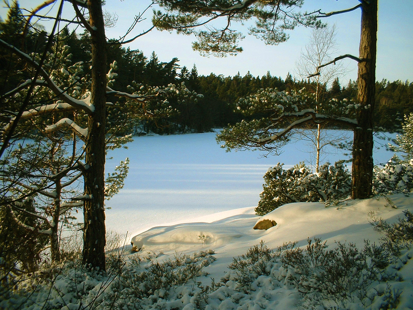 Lilla Ramsjön, Jonsered – Vintermotiv